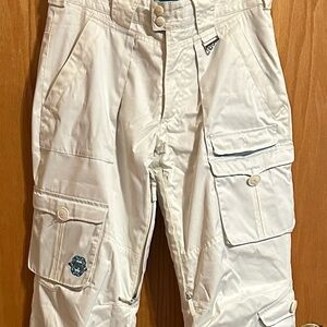 Sim’s women’s white, vented ski or snowboard pants